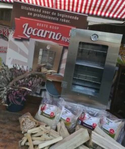 2-L Home & Garden XL Rookoven - RVS - 80x40x28 Cm - 3 Etages -Barbecues Verkoopwinkel 1009x1200