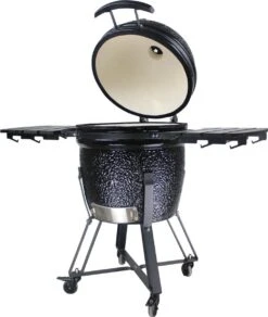 Boets Grill Kamado Grill 21 Inch - 21" - BG21 - Keramisch - Kookoppervlak Ø 44 - Glanzend Zwart -Barbecues Verkoopwinkel 1016x1200