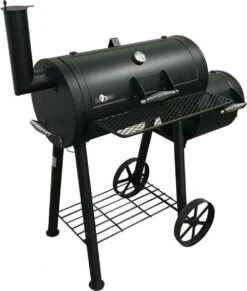 Fire Beam Houtskool Barbecue - Grilloppervlak (LxB) 35 X 66 Cm - Smoker - Zwart -Barbecues Verkoopwinkel 1018x1200