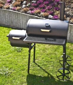 El Fuego Dakota - Barbecue - Smoker - Zwart - Grilloppervlak 66 X 41 Cm - Afmeting 132,5 X 66 X 122 Cm -Barbecues Verkoopwinkel 1025x1200