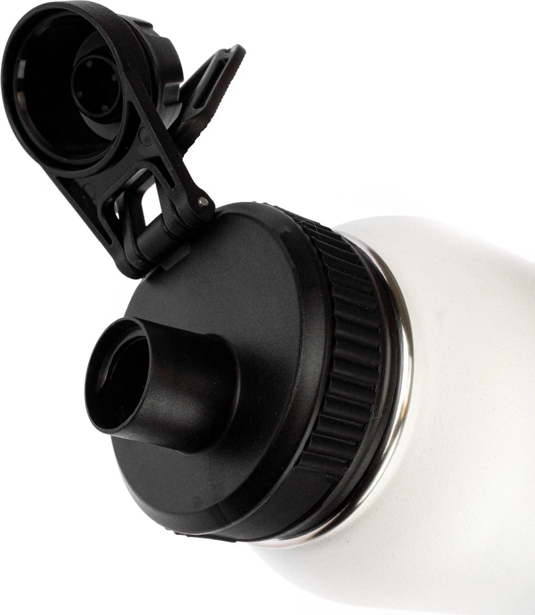 Aevona Waterfles Met Rietje - Thermosfles - Incl 2 Doppen - RVS - 1 Liter 4 Aevona Waterfles Met Rietje - Thermosfles - Incl 2 Doppen - RVS - 1 Liter - Afbeelding 4