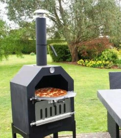 Merkloos MaxxGarden Pizza Oven - Smoker Barbecue Houtskool 45 X 65 X 158cm -Barbecues Verkoopwinkel 1053x1200