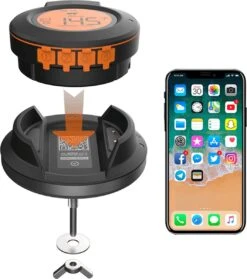 ToGrill - Smart Bluetooth Barbecue Dome Thermometer Met 2 Probes AT-02 | Draadloze Slimme BBQ Vleesthermometer Met App | -Barbecues Verkoopwinkel 1061x1200 1