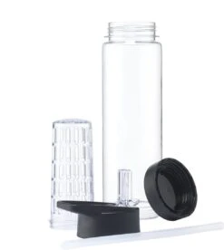 Waterfles Met Rietje - Fruit Filter - Tritan Drinkfles - Volwassenen - Zwart - Kerstcadeau -Barbecues Verkoopwinkel 1073x1200 1