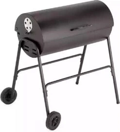 BBQ XL Houtskoolbarbecue - Cilindervorm - Grilloppervlak (LxB) 71 X 35 Cm - Zwart -Barbecues Verkoopwinkel 1089x1200