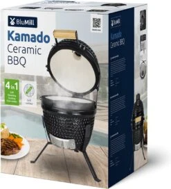 BluMill Kamado BBQ Egg - Kamado 13 Inch - Incl. Vlees Thermometer - Houtskoolbarbecues - Zwart - Ø 27cm 23 BluMill Kamado BBQ Egg - Kamado 13 Inch - Incl. Vlees Thermometer - Houtskoolbarbecues - Zwart - Ø 27cm -Barbecues Verkoopwinkel 1090x1200