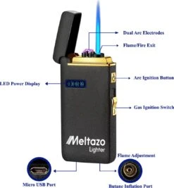 MELTAZO Elektrische Aansteker, Aansteker Gas, Electric Lighter, Gasaansteker Navulbaar, Elektronische Aansteker, Aansteker Plasma, Aansteker Vuurwerk, USB Aansteker Plasma, 2-in-1 Aansteker Voor Sigaretten Camping Kaarsen - 2023 Editie 8 MELTAZO Elektrische Aansteker, Aansteker Gas, Electric Lighter, Gasaansteker Navulbaar, Elektronische Aansteker, Aansteker Plasma, Aansteker Vuurwerk, USB Aansteker Plasma, 2-in-1 Aansteker Voor Sigaretten Camping Kaarsen - 2023 Editie -Barbecues Verkoopwinkel 1112x1200