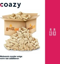 Aanmaakkrullen Voor BBQ Of Kachel | 3kg ECO FSC Gecertificeerd Aanmaakhout Barbecue - Biologisch En Duurzaam Aanmaakwokkels - Houtwol Wokkels - Barbeque Aansteker - Aanmaakblokjes - Accessoires - Ongeveer 240 Krullen -Barbecues Verkoopwinkel 1132x1200 1