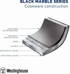 Westinghouse Ovenschaal Braadslede - Ø 35 Cm - Zwart Marmer -Barbecues Verkoopwinkel 1134x1200