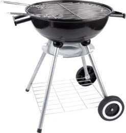 BBQ Collection Houtskoolbarbecue - Kogelbarbecue 45 X 60 Centimeter - Ronde Barbecue - Barbecue Op Wielen - Zwart - Metaal -Barbecues Verkoopwinkel 1135x1200