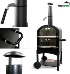 MaxxGarden Pizza Oven - Smoker Barbecue Op Hout, Houtskool Of Pellets - 45 X 65 X 158cm -Barbecues Verkoopwinkel 1137x1200 1