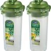 Lock&Lock Theebeker To Go Met Filter - Smoothie Beker Met Deksel - 690 Ml - Set Van 2 Stuks