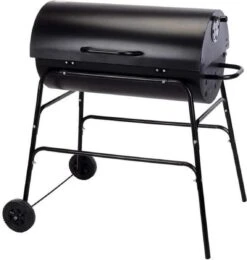 BBQ XL Houtskoolbarbecue - Cilindervorm - Grilloppervlak (LxB) 71 X 35 Cm - Zwart -Barbecues Verkoopwinkel 1141x1200