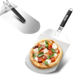 Bighorn Pizzaschep Voor BBQ En Oven-Inklapbare Handgreep -Pizzasnijder- Edelstaal -geschikt Als Broodschep En Ovenschep - SRPT01 -Barbecues Verkoopwinkel 1163x1200 2