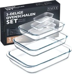 VAIVE 3-delige Ovenschaal Set - Rechthoekig - Glas -Barbecues Verkoopwinkel 1175x1200 4