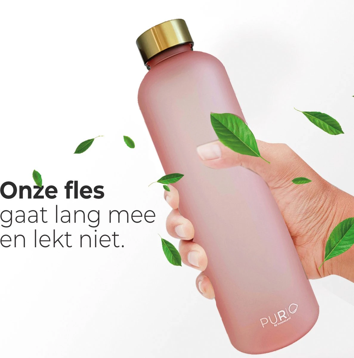 Innovaland Luxe Motivatie Waterfles Roze 1 Liter Drinkfles - BPA Vrij - Volwassenen - Kinderen - Cadeau - Fitnes- Geschenk - Cadeautjes 3 Innovaland Luxe Motivatie Waterfles Roze 1 Liter Drinkfles - BPA Vrij - Volwassenen - Kinderen - Cadeau - Fitnes- Geschenk - Cadeautjes - Afbeelding 3