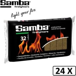 Samba Aanmaakblokjes Bruin á 24 X 32 Stuks - Omdoos Is 768 Aanmaakblokjes -Barbecues Verkoopwinkel 1191x1200 5