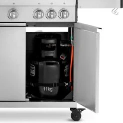 Burnhard Gas BBQ Big FRED Deluxe - 4 Branders - Incl. Keramische Infraroodbrander & Afdekhoes - Deluxe -Barbecues Verkoopwinkel 1193x1200 1