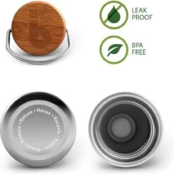 Bambaw Waterfles - 750 Ml - Roestvrij Staal - Stevig En Milieuvriendelijk 19 Bambaw Waterfles - 750 Ml - Roestvrij Staal - Stevig En Milieuvriendelijk -Barbecues Verkoopwinkel 1196x1200 10