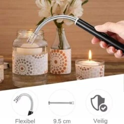 Merkloos BBQ Aansteker Oplaadbaar Met Usb Kabel - Elektrische Keuken Aansteker - Flexibele Aansteker - Zwart -Barbecues Verkoopwinkel 1196x1200 5