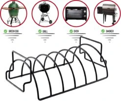 Rednas Sparerib Rek Bbq - Incl. Bakkwast - Bbq Rek - Bbq Accessoires - Rib Rack - Kiphouder - Bbq Gereedschap -Barbecues Verkoopwinkel 1200x1000 3