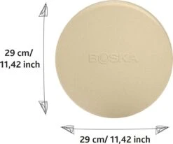 Boska Pizzasteen Deluxe - Voor Oven & BBQ - Knapperige Pizza's - Ø 29.5 Cm - BBQ Accessoires -Barbecues Verkoopwinkel 1200x1003