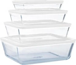 Pyrex - Cook & Freeze Schaal Met Deksel Set Van 8 Stuks - Transparant/Wit 15 Pyrex - Cook & Freeze Schaal Met Deksel Set Van 8 Stuks - Transparant/Wit -Barbecues Verkoopwinkel 1200x1030 6