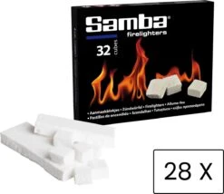 Samba Aanmaakblokjes Wit - Kerosine - 896 Stuks - Omdoos 11 Samba Aanmaakblokjes Wit - Kerosine - 896 Stuks - Omdoos -Barbecues Verkoopwinkel 1200x1038