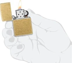 Aansteker Zippo Street Brass -Barbecues Verkoopwinkel 1200x1059