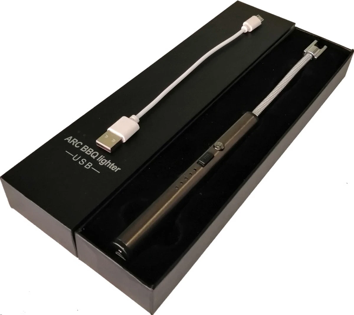 Arc Flexibele Elektrische Plasma Aansteker Voor Keuken, Kaars Of Bbq. Oplaadbaar Via USB 1 Arc Flexibele Elektrische Plasma Aansteker Voor Keuken, Kaars Of Bbq. Oplaadbaar Via USB