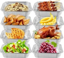 Rechthoekige Kapsalon Aluminium Bak 850cc - 100 Stuks -Barbecues Verkoopwinkel 1200x1093 3