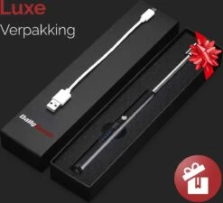 Dailygoods® Elektrische Aansteker - Plasma Aansteker - Oplaadbaar - Gift Set - Zwart -Barbecues Verkoopwinkel 1200x1094