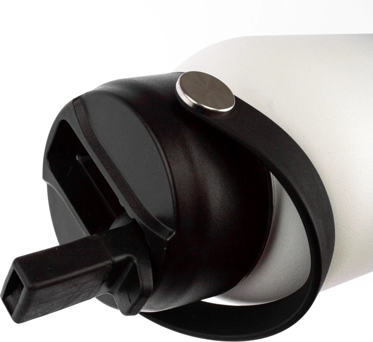 Aevona Waterfles Met Rietje - Thermosfles - Incl 2 Doppen - RVS - 1 Liter 6 Aevona Waterfles Met Rietje - Thermosfles - Incl 2 Doppen - RVS - 1 Liter - Afbeelding 6