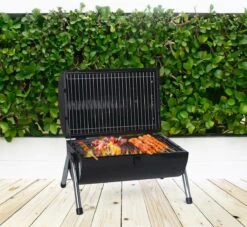 MaxxGarden BBQ - Houtskool Barbecue - Smoker Barbecue - Grilloppervlak (LxB) 38 X 52 Cm - Met Dubbel Grill Vlak - Zwart -Barbecues Verkoopwinkel 1200x1105 2