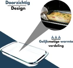 VAIVE 3-delige Ovenschaal Set - Rechthoekig - Glas -Barbecues Verkoopwinkel 1200x1129 4