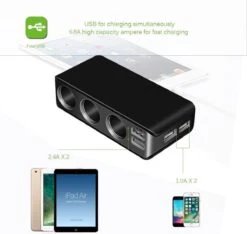 WiseGoods - Premium Auto Sigarettenaansteker Splitter - 4 Poorten USB - Autolader USB - Autolader Splitter - 12V Splitter -Barbecues Verkoopwinkel 1200x1135 1