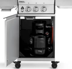 Burnhard Gas BBQ FRED JR. Deluxe - 2 Branders - Incl. Keramische Infraroodbrander & Afdekhoes - Deluxe 37 Burnhard Gas BBQ FRED JR. Deluxe - 2 Branders - Incl. Keramische Infraroodbrander & Afdekhoes - Deluxe -Barbecues Verkoopwinkel 1200x1135