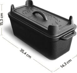 Burnhard Gietijzeren Broodpan 3,5 L - Broodbakvorm -Barbecues Verkoopwinkel 1200x1136 1