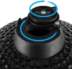 Patton - Kamado 21" - Premium Black - Keramische Barbecue - Incl. Bluetooth Kerntemperatuurmeter - LED Verlichting - Large - Compleet - Zwart -Barbecues Verkoopwinkel 1200x1137 1