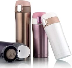 IGOODS Drinkbeker RVS Voor Warme En Koude Dranken Voor Onderweg 500ML - Zwart