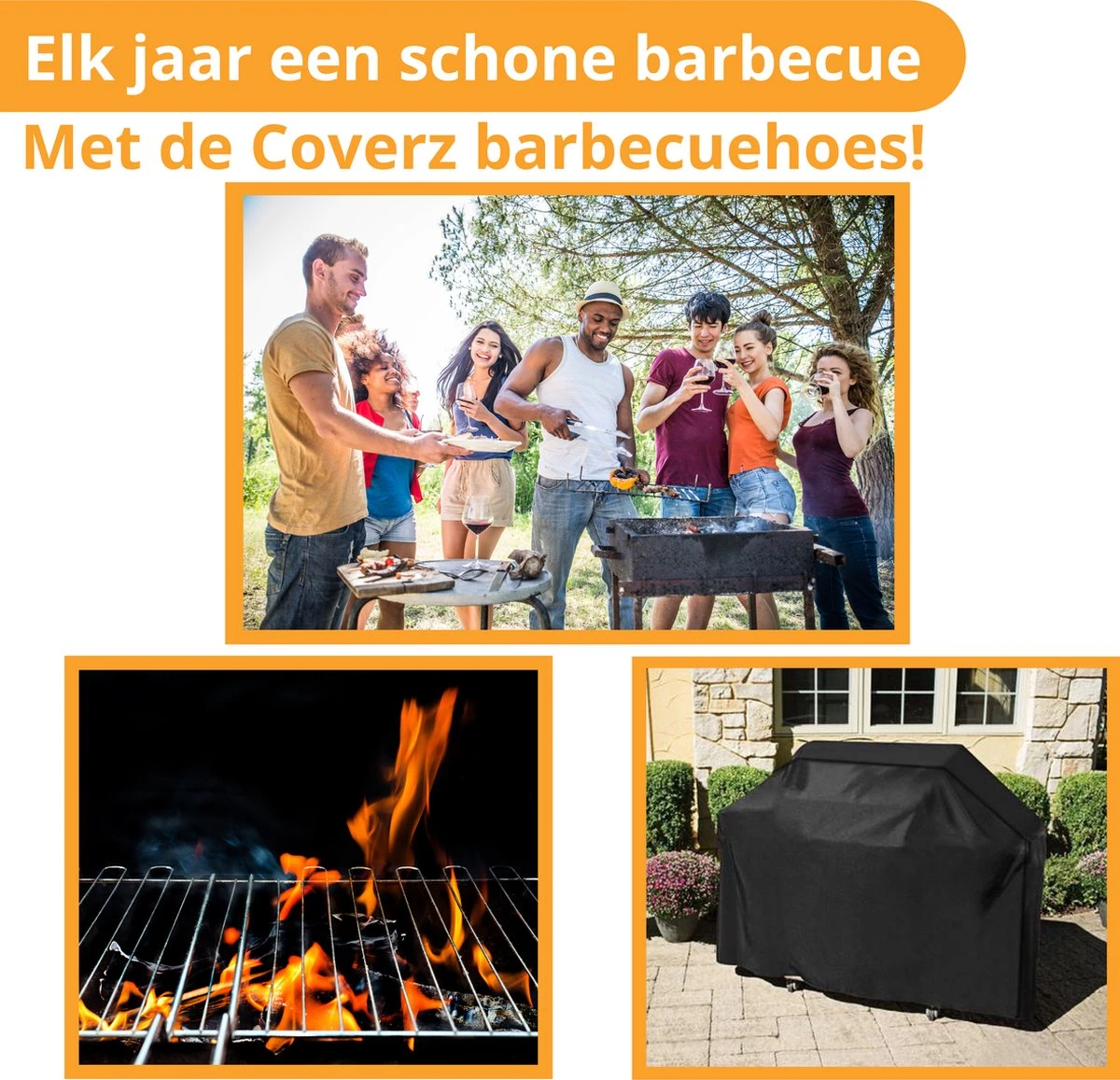 Waterdichte BBQ Hoes - Premium 170x61x117 Cm Barbecue Beschermhoes - Cover 6 Waterdichte BBQ Hoes - Premium 170x61x117 Cm Barbecue Beschermhoes - Cover - Afbeelding 6