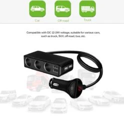 WiseGoods - Premium Auto Sigarettenaansteker Splitter - 4 Poorten USB - Autolader USB - Autolader Splitter - 12V Splitter -Barbecues Verkoopwinkel 1200x1158 2