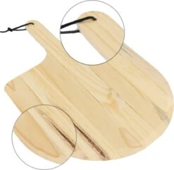 MaxxHome Pizzasteen - BBQ Steen - Maximum Te Verhitten Tot 600 Graden - ⌀33 - Incl. Houten Schep -Barbecues Verkoopwinkel 1200x1169