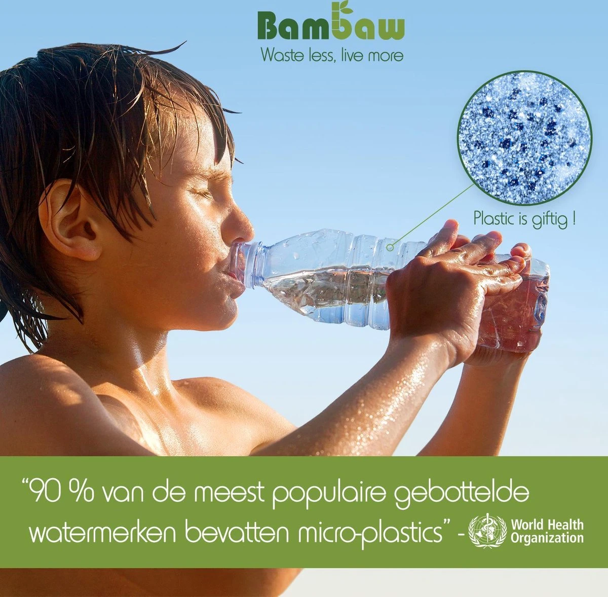Bambaw Waterfles - 750 Ml - Roestvrij Staal - Stevig En Milieuvriendelijk 3 Bambaw Waterfles - 750 Ml - Roestvrij Staal - Stevig En Milieuvriendelijk - Afbeelding 3