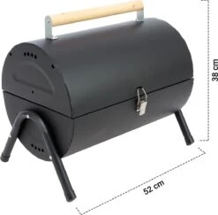 MaxxGarden BBQ - Houtskool Barbecue - Smoker Barbecue - Grilloppervlak (LxB) 38 X 52 Cm - Met Dubbel Grill Vlak - Zwart -Barbecues Verkoopwinkel 1200x1182 2