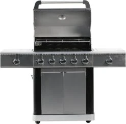 Gasbarbecue En Grill - 5 + 1 Branders + 1 Infrarood Zijbrander - Buitenkeuken - Edelstaal BBQ -Barbecues Verkoopwinkel 1200x1182 3