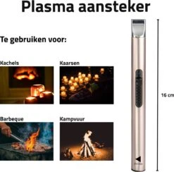 Oplaadbare Lange Elektrische Aansteker - Duurzame Plasma Aansteker - Inclusief Cadeauverpakking - BBQ - Kaarsen - Rose -Barbecues Verkoopwinkel 1200x1187 2