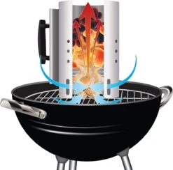 Kolen Starter GROOT - Brikettenstarter Met Veiligheidshandgreep - Snelstarter Voor Barbecue - BBQ Houtskool Starter -Barbecues Verkoopwinkel 1200x1187 5
