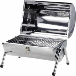 BBQ Collection Houtskoolbarbecue - Cilinder - Chroom -Barbecues Verkoopwinkel 1200x1193