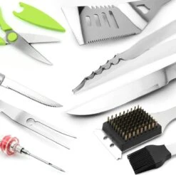 Saveur Royal® 35-delige Barbecue Gereedschapset In Roestvrij Staal - BBQ Grill Set Met Draagtas - Barbecuegerei-sets - Barbecue Accessoires Gereedschap - 35-delig 21 Saveur Royal® 35-delige Barbecue Gereedschapset In Roestvrij Staal - BBQ Grill Set Met Draagtas - Barbecuegerei-sets - Barbecue Accessoires Gereedschap - 35-delig -Barbecues Verkoopwinkel 1200x1195